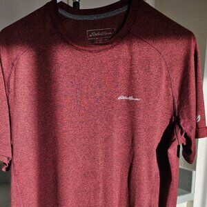 Eddie Bauer Motion FreeDry Men’s Performance T-Shirt Burgundy